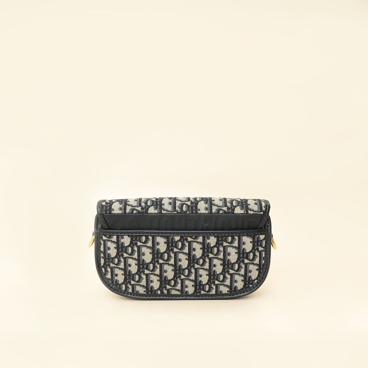 Christian Dior Navy Blue Oblique Bobby East-West Bag