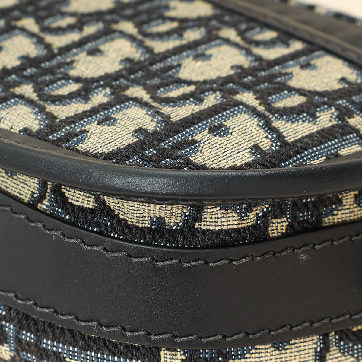 Christian Dior Navy Blue Oblique Bobby East-West Bag-Christian Dior-THE CLOSET