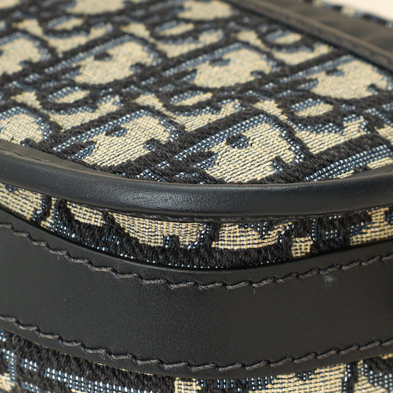 Christian Dior Navy Blue Oblique Bobby East-West Bag-Christian Dior-THE CLOSET