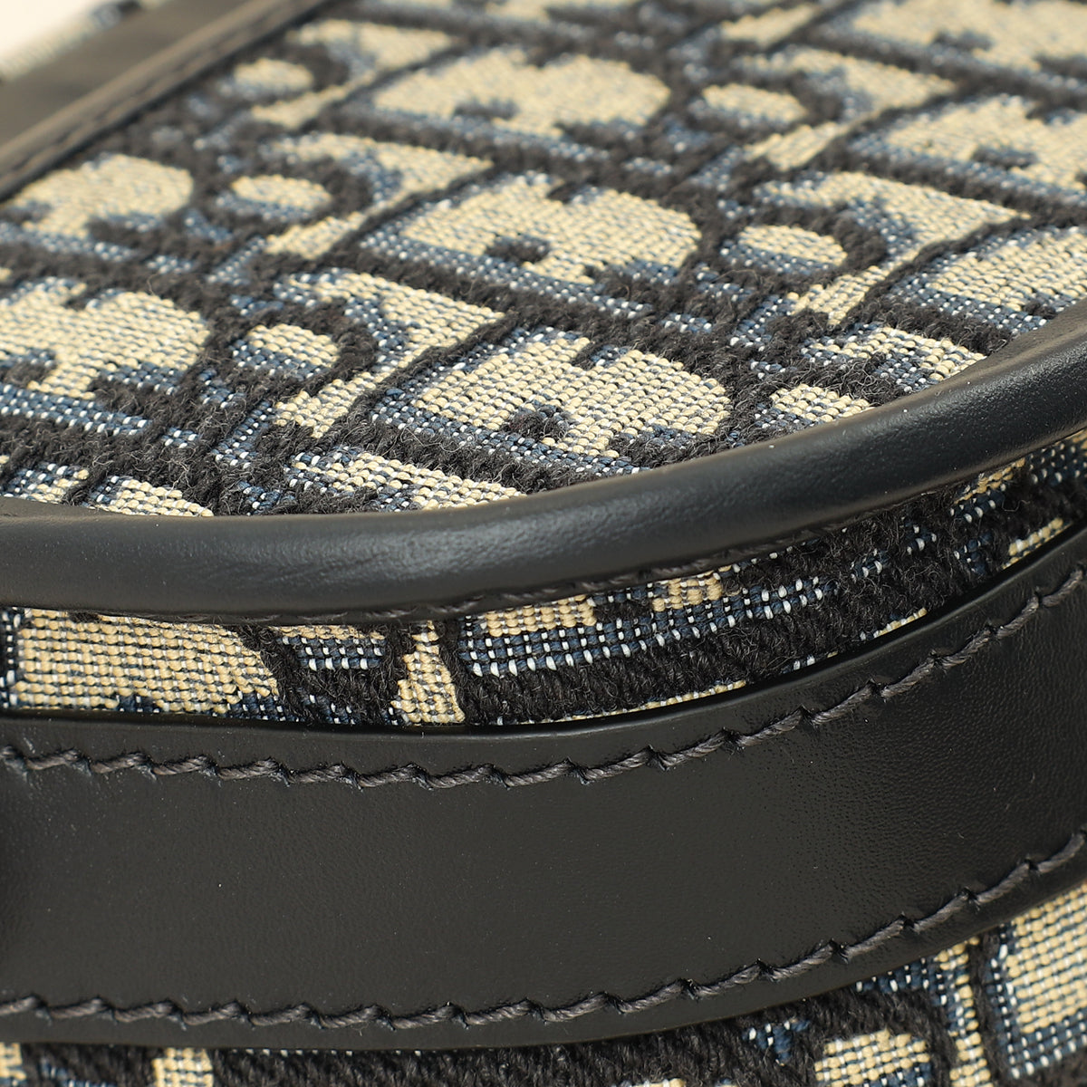 Christian Dior Navy Blue Oblique Bobby East-West Bag-Christian Dior-THE CLOSET