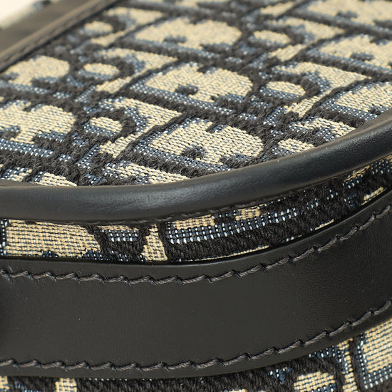 Christian Dior Navy Blue Oblique Bobby East-West Bag-Christian Dior-THE CLOSET