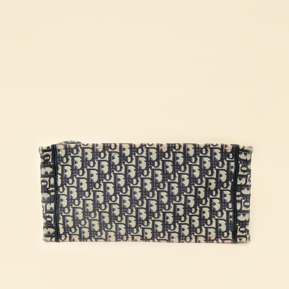 Christian Dior Navy Blue Oblique Book Tote Medium Bag-Christian Dior-THE CLOSET