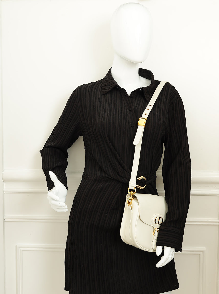 Christian Dior White Bobby Medium Shoulder Bag-Christian Dior-THE CLOSET