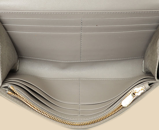 Christian Dior Grey Diorama Wallet On Chain-Christian Dior-THE CLOSET