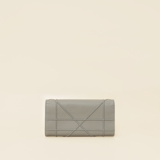 Christian Dior Grey Diorama Wallet On Chain-Christian Dior-THE CLOSET