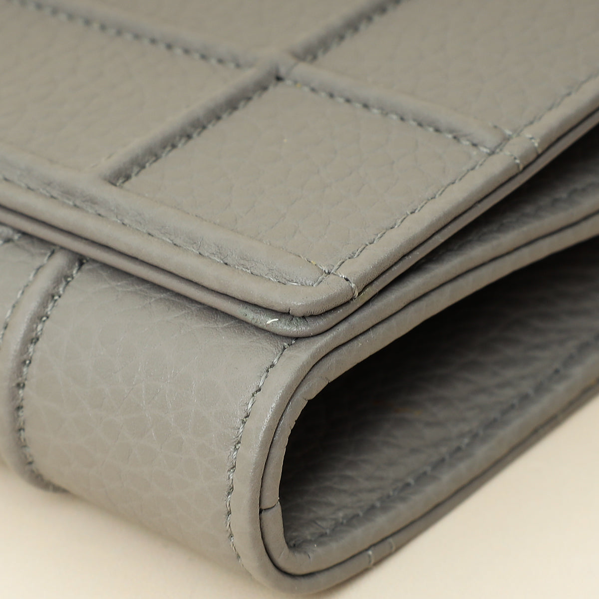 Christian Dior Grey Diorama Wallet On Chain-Christian Dior-THE CLOSET