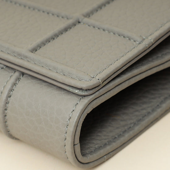 Christian Dior Grey Diorama Wallet On Chain-Christian Dior-THE CLOSET