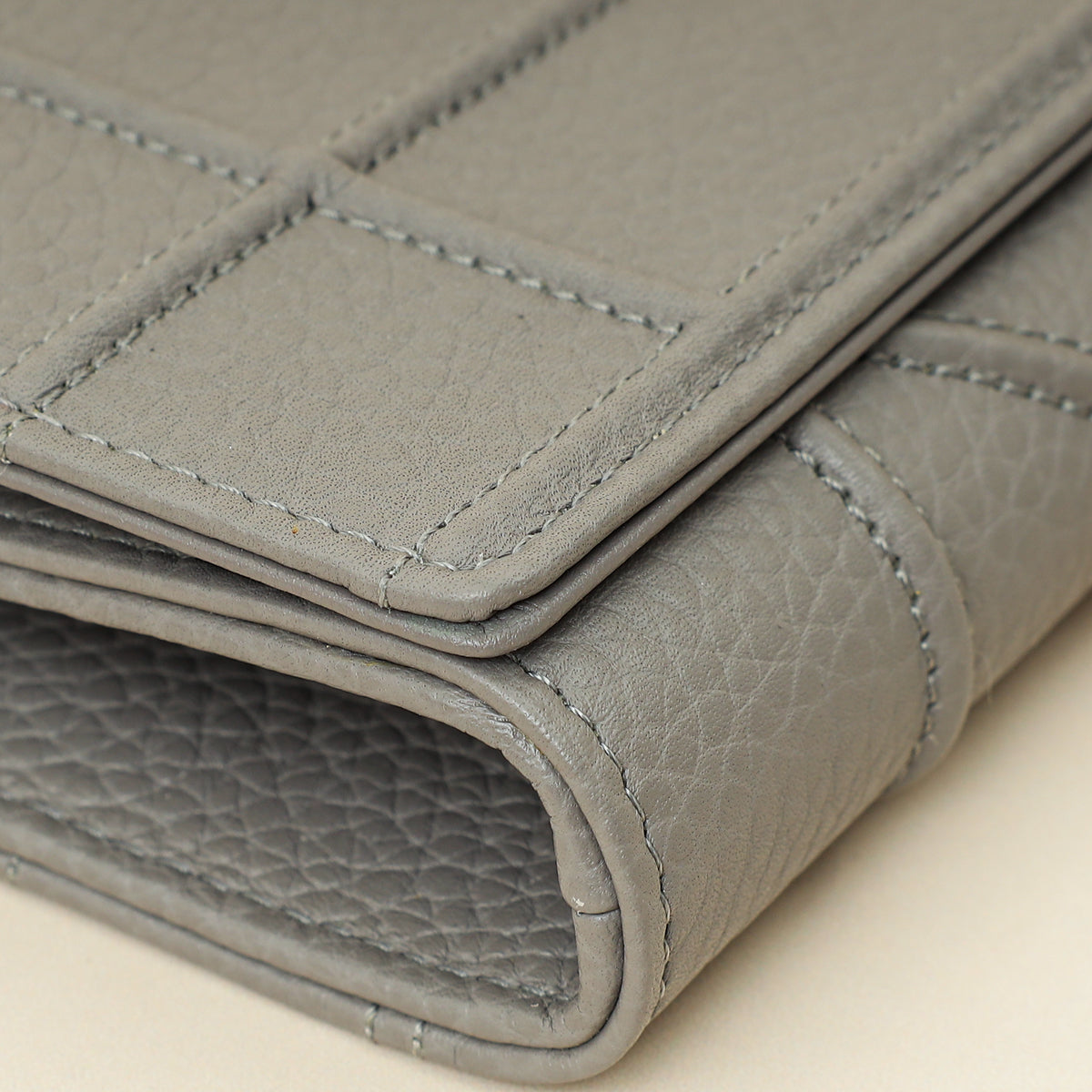 Christian Dior Grey Diorama Wallet On Chain-Christian Dior-THE CLOSET