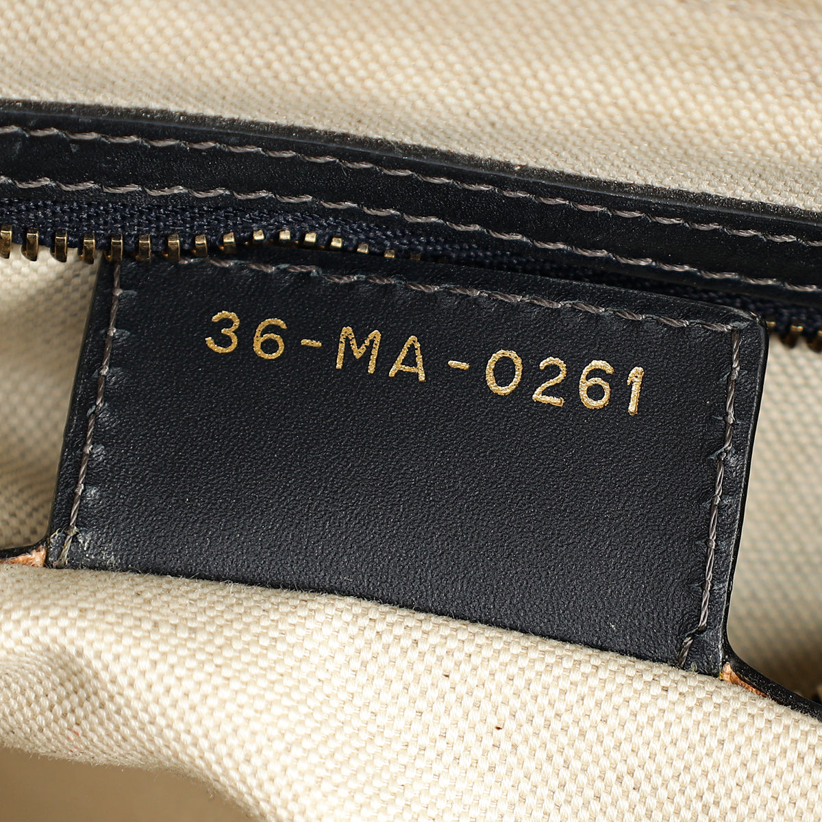 Christian Dior Navy Oblique Saddle Medium Bag