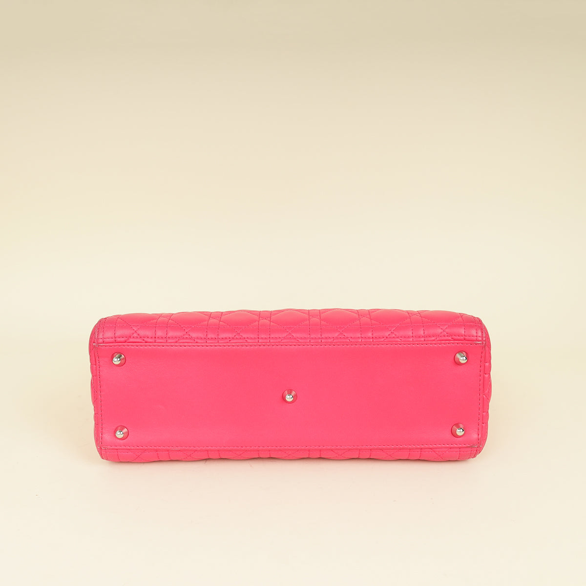 Christian Dior Pink Cannage Lady Dior Large Bag