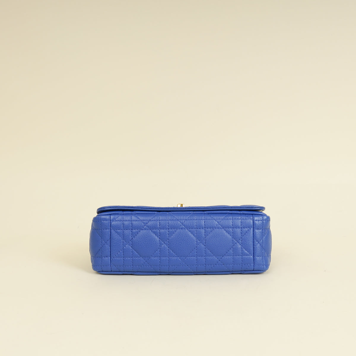 Christian Dior Royal Blue Caro Cannage Flap Small Bag-Christian Dior-THE CLOSET