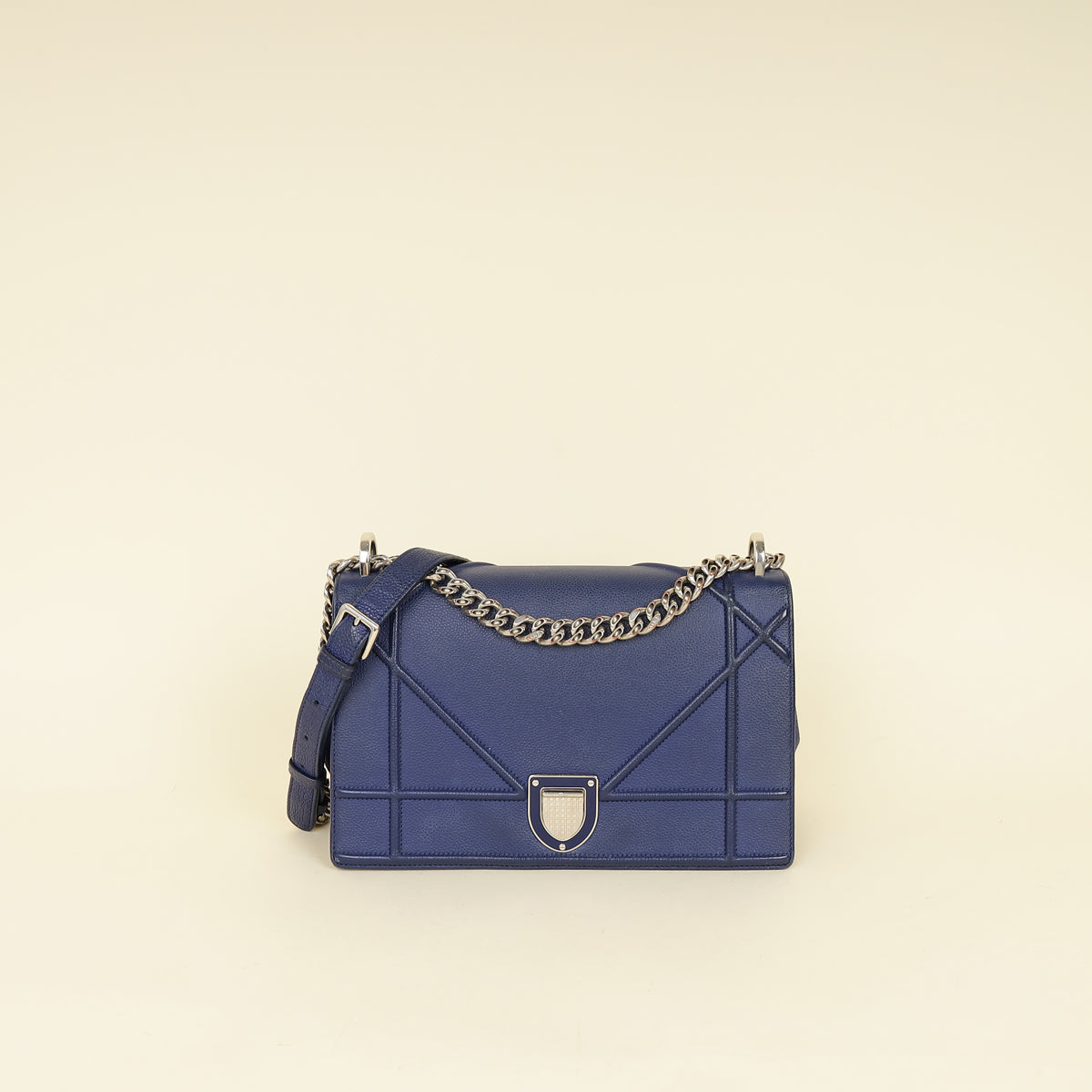 Christian Dior Blue Diorama Flap Shoulder Bag-Christian Dior-THE CLOSET