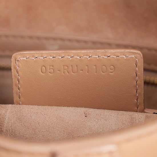 Christian Dior Rose Des Vents Ultramatte Saddle Medium Bag-Christian Dior-THE CLOSET