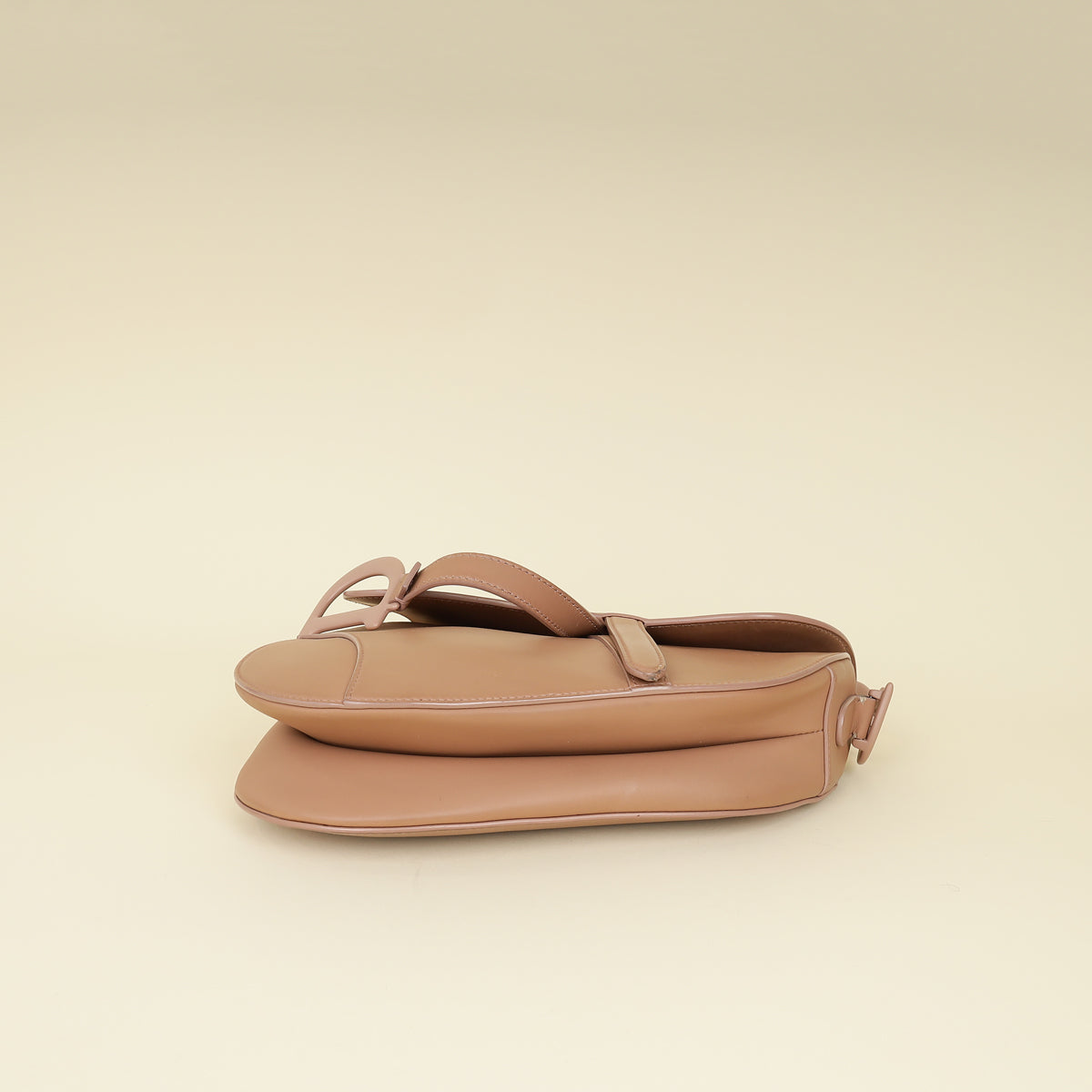 Christian Dior Rose Des Vents Ultramatte Saddle Medium Bag-Christian Dior-THE CLOSET