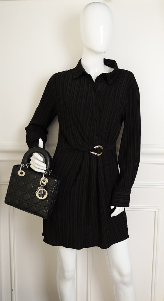 Christian Dior Black Lady Dior My ABCDior Small Bag