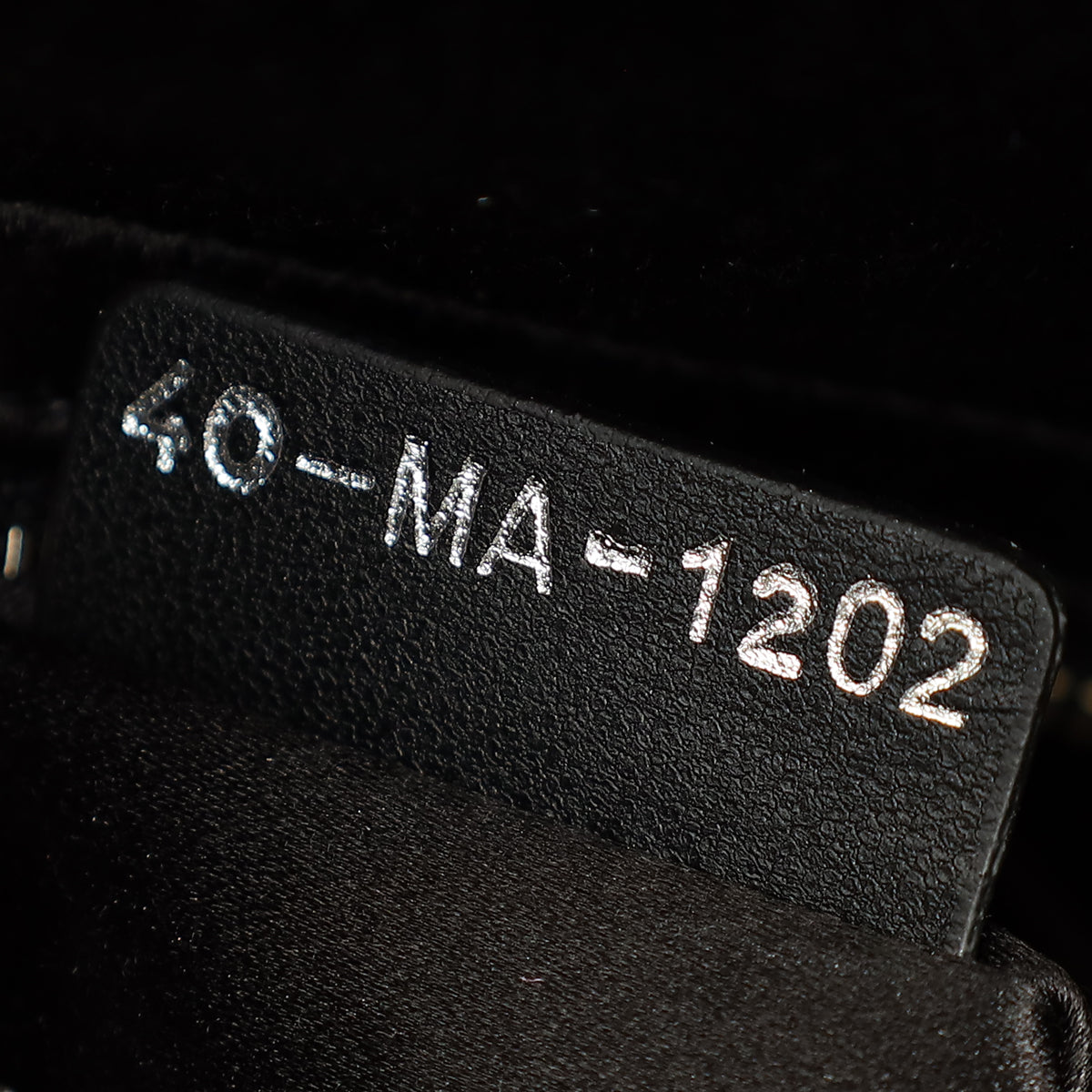 Christian Dior Black Satin Strass Cannage Mini Lady Dior Bag