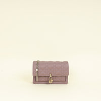 Christian Dior Plum My Dior Daily Pouch with Chain