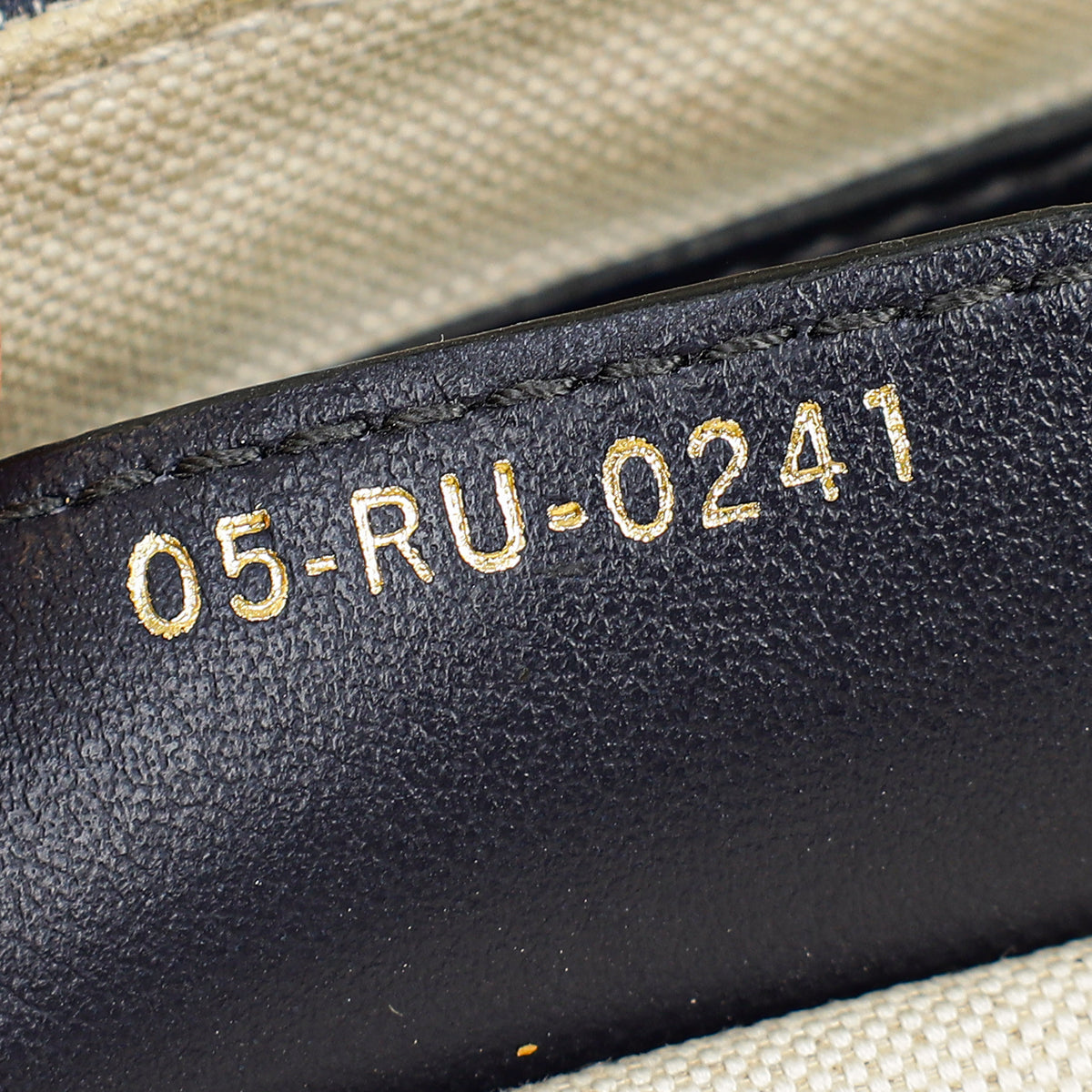 Christian Dior Navy Blue Toile de Jouy Saddle Medium Bag