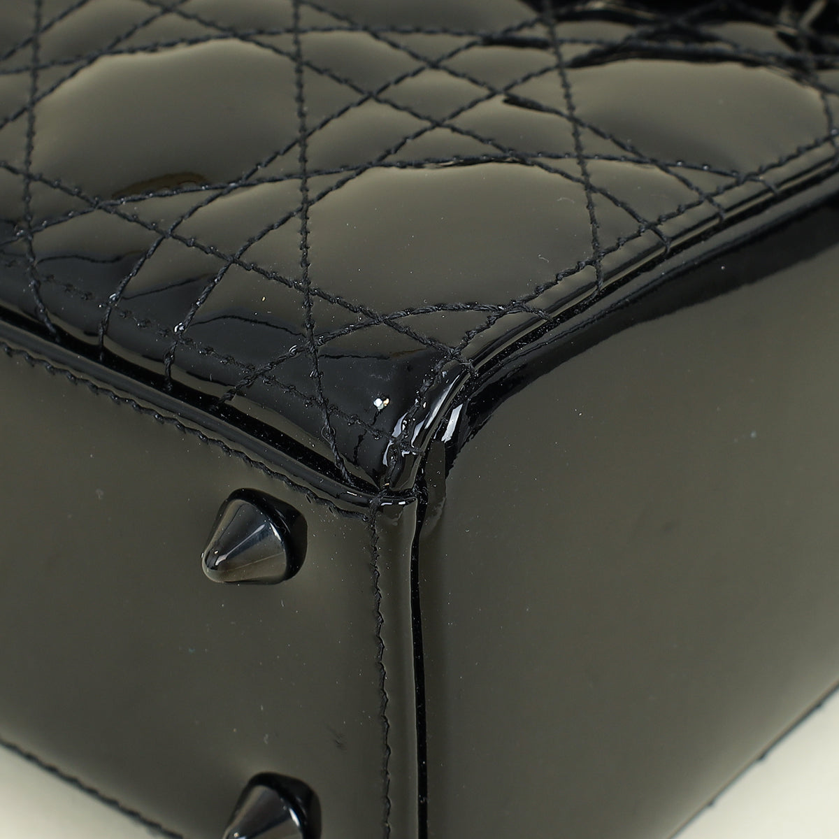 Christian Dior Black Lady Dior Small Bag