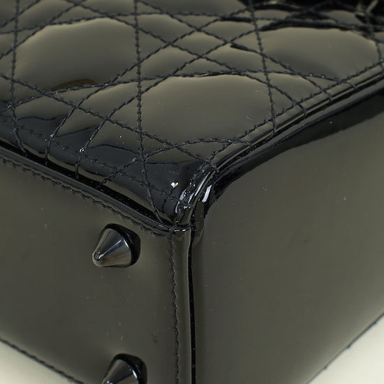 Christian Dior Black Lady Dior Small Bag