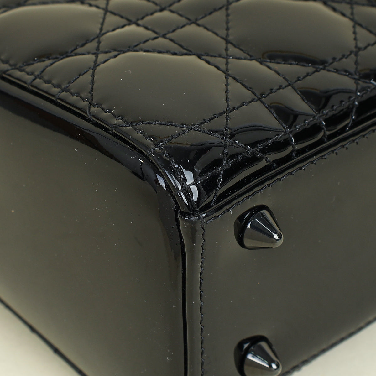 Christian Dior Black Lady Dior Small Bag