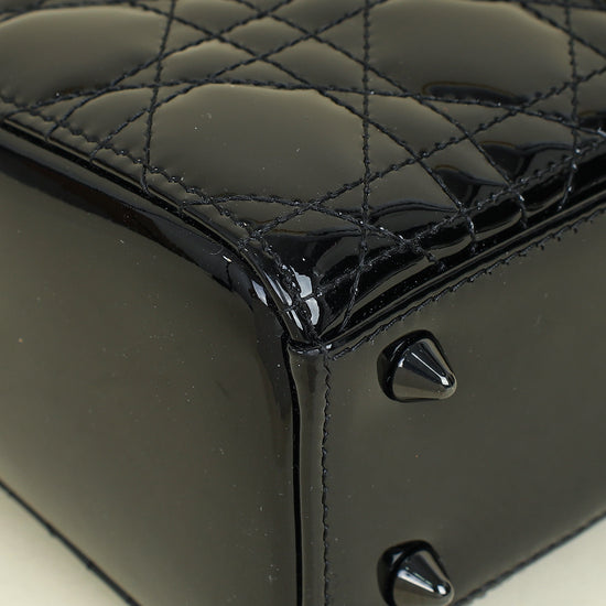 Christian Dior Black Lady Dior Small Bag