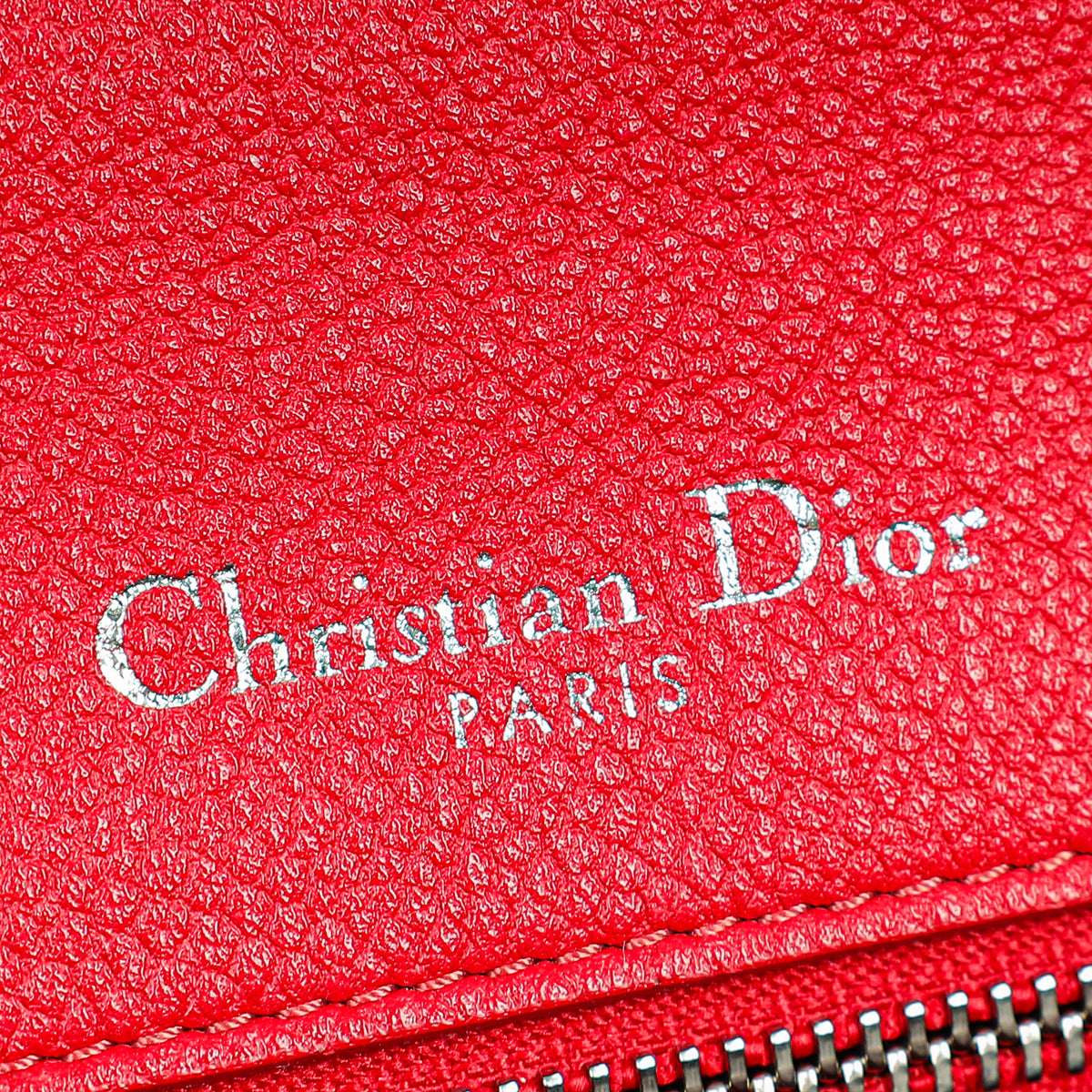 Christian Dior Red Diorama Medium Flap Bag