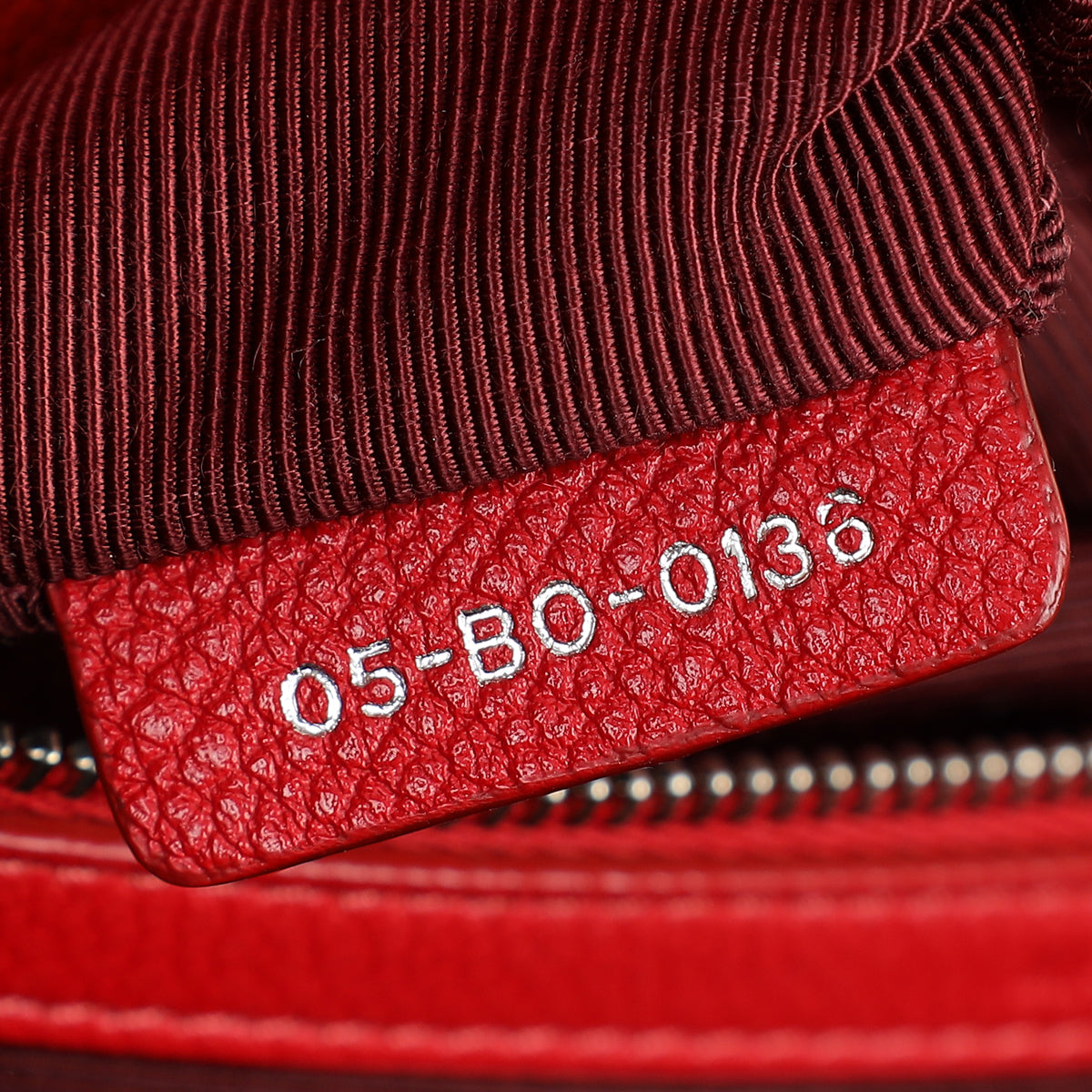 Christian Dior Red Diorama Medium Flap Bag