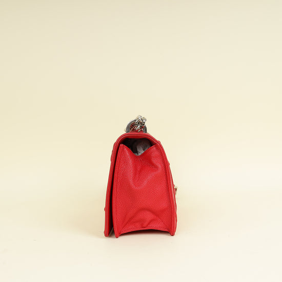 Christian Dior Red Diorama Medium Flap Bag