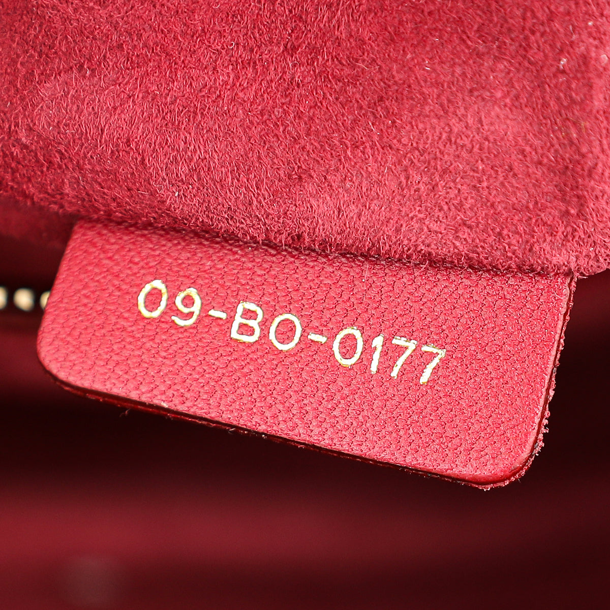 Christian Dior Red Cannage Studded DiorAddict Flap Bag