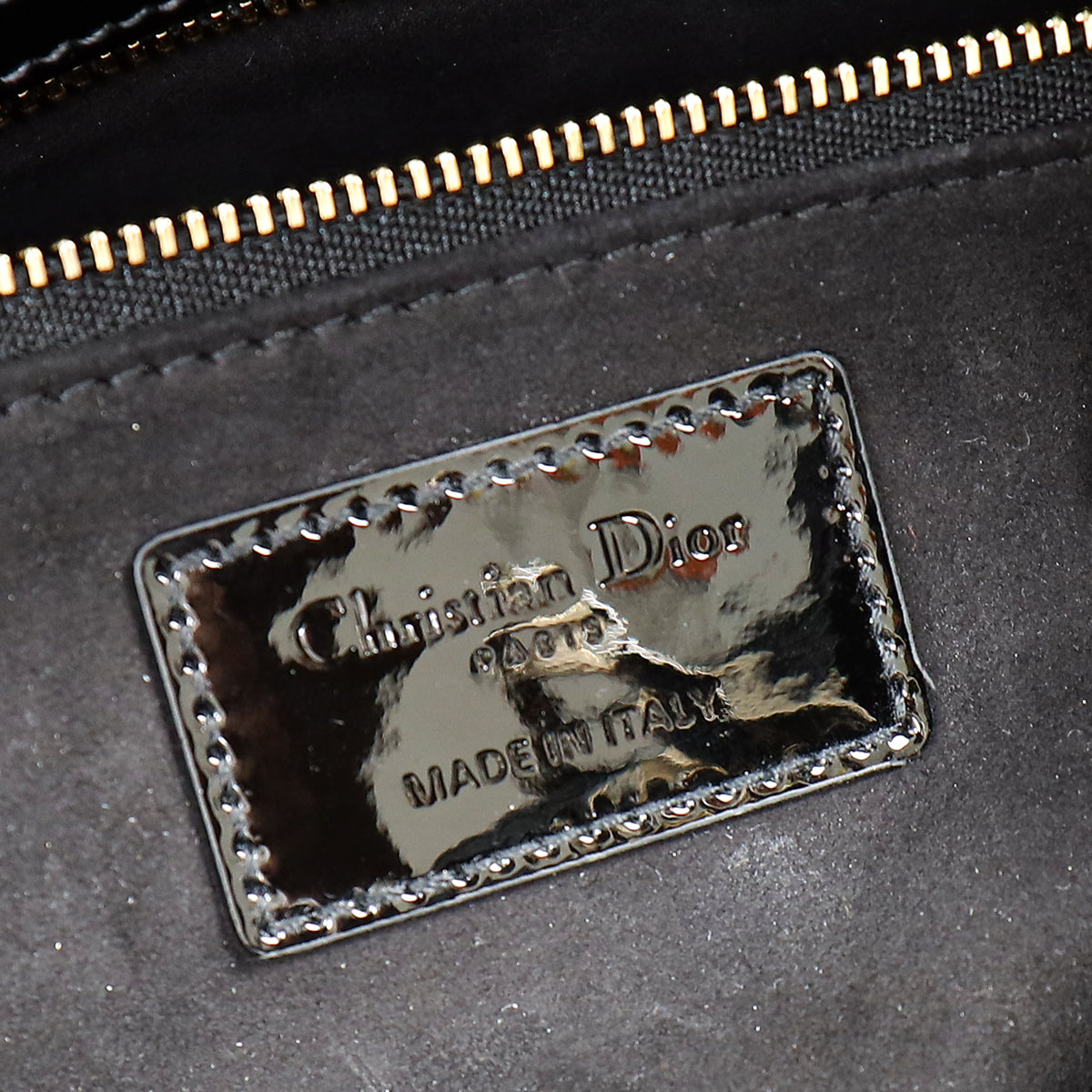 Christian Dior Black Lady Dior Small Bag