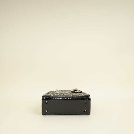 Christian Dior Black Lady Dior Small Bag