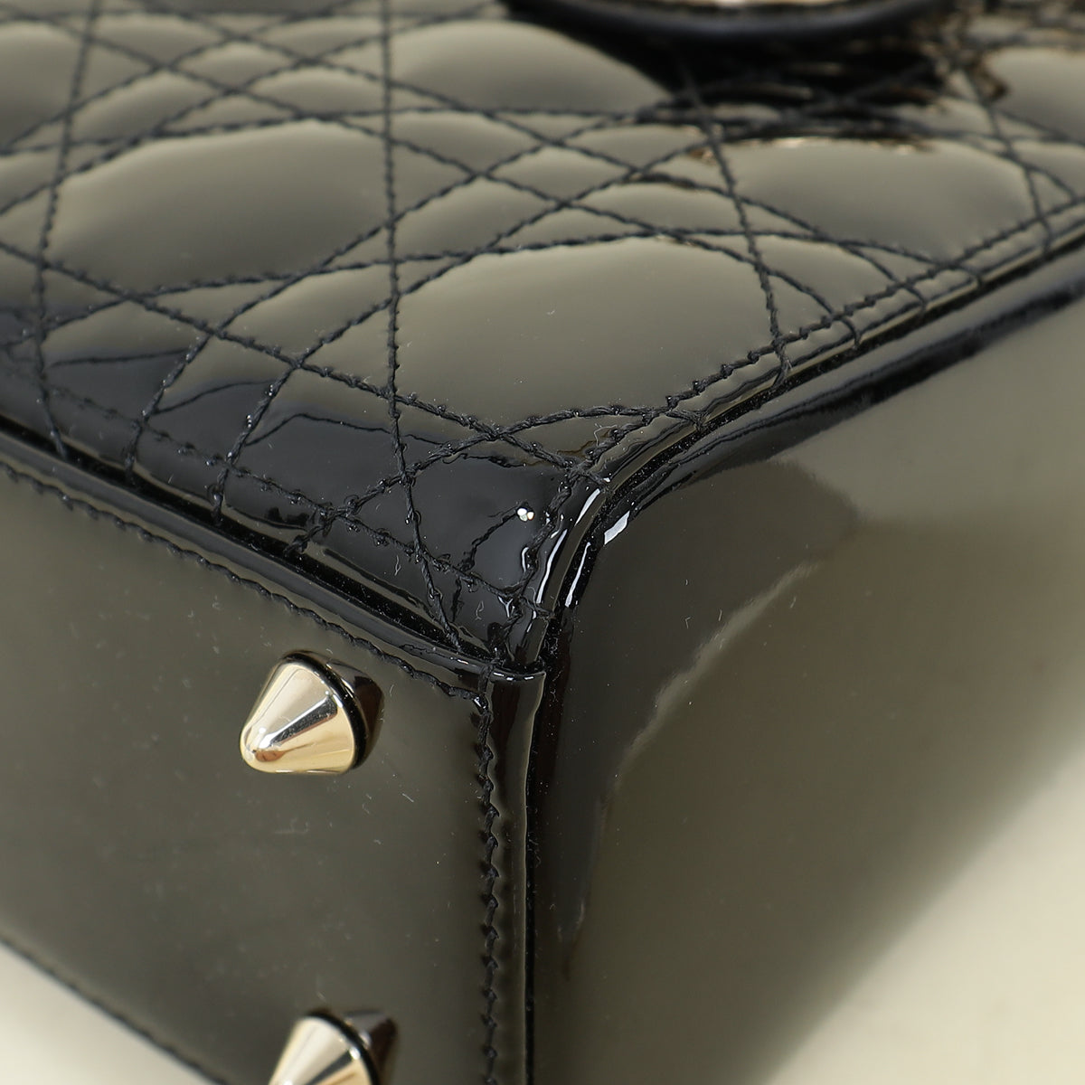 Christian Dior Black Lady Dior Small Bag