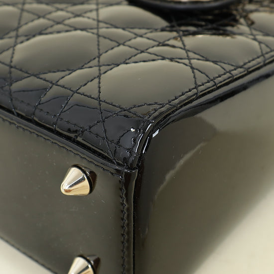 Christian Dior Black Lady Dior Small Bag