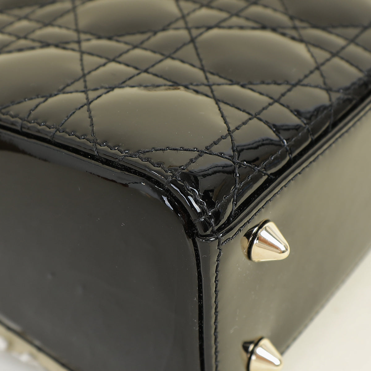 Christian Dior Black Lady Dior Small Bag