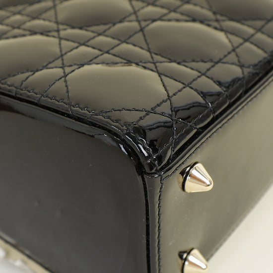 Christian Dior Black Lady Dior Small Bag