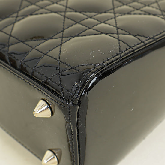 Christian Dior Black Lady Dior Small Bag