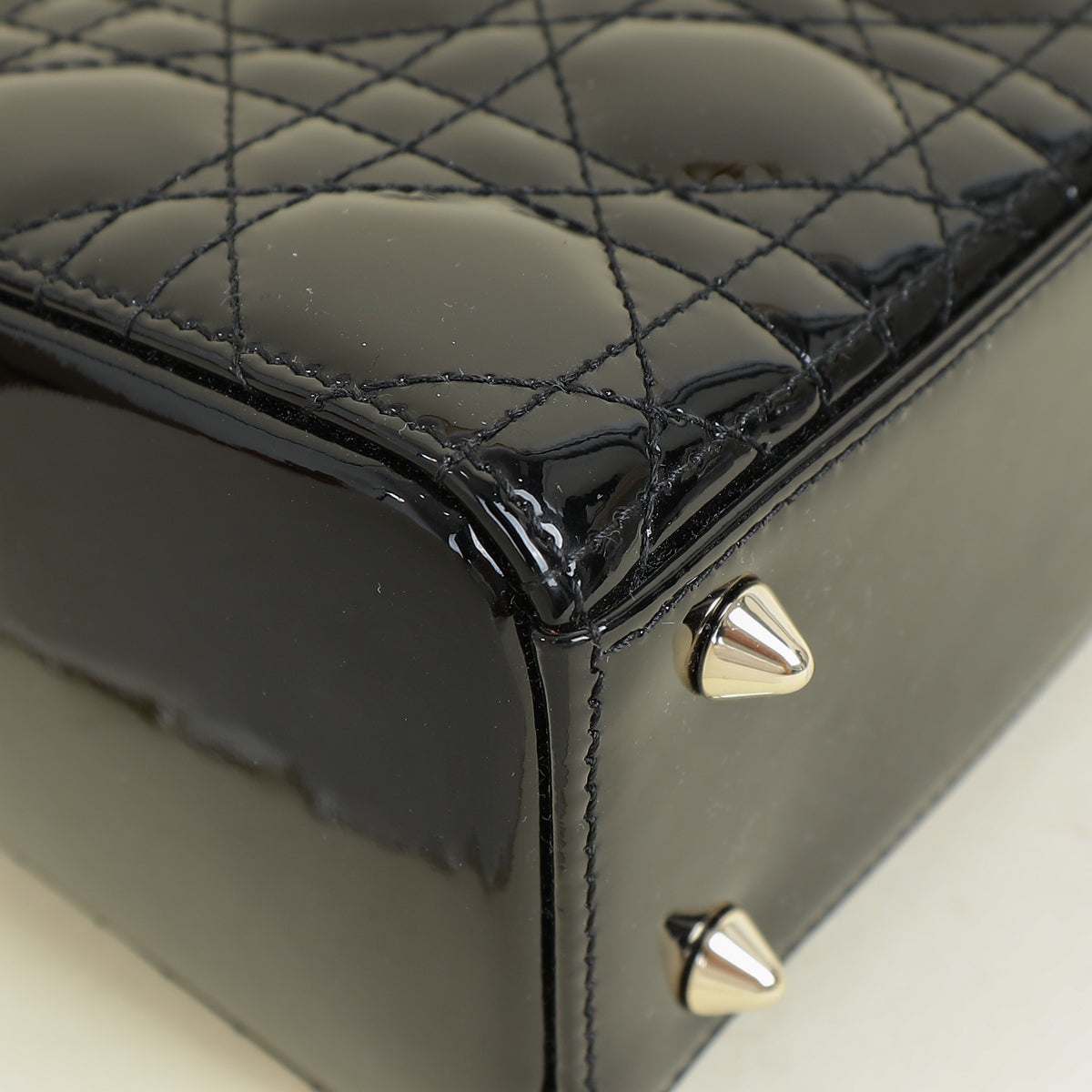 Christian Dior Black Lady Dior Small Bag