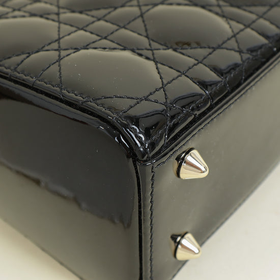 Christian Dior Black Lady Dior Small Bag