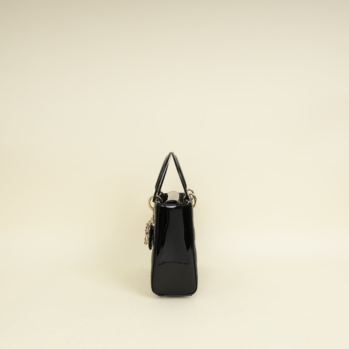 Christian Dior Black Lady Dior Small Bag