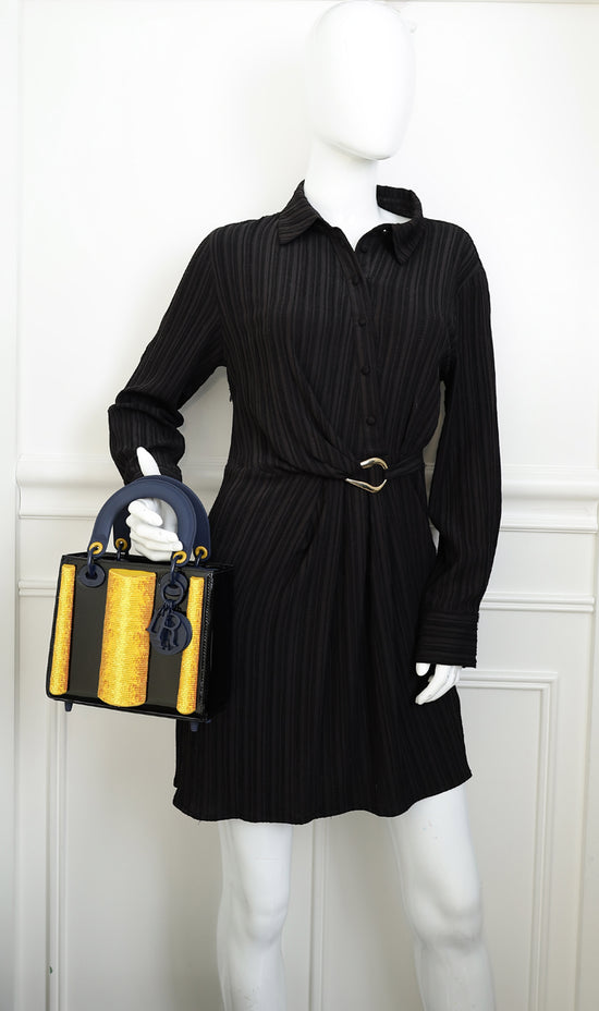 Christian Dior Tricolor L.E Zhenya Machneva’s Lady Art 7 Small Bag