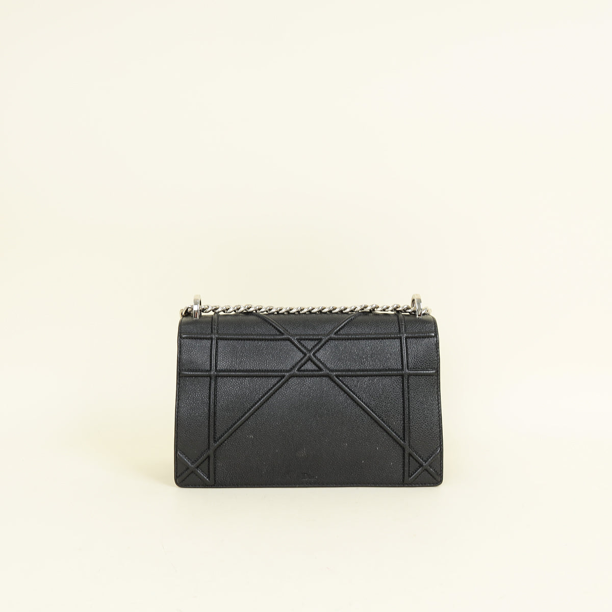 Christian Dior Black Diorama Medium Shoulder Bag