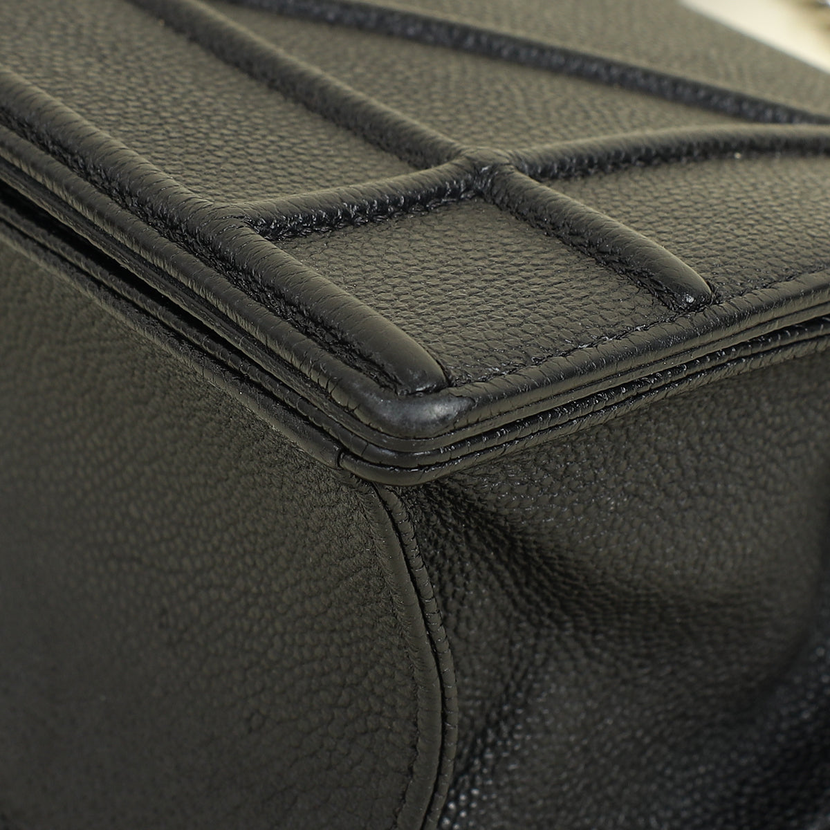 Christian Dior Black Diorama Medium Shoulder Bag