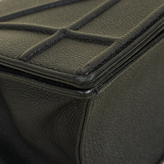 Christian Dior Black Diorama Medium Shoulder Bag