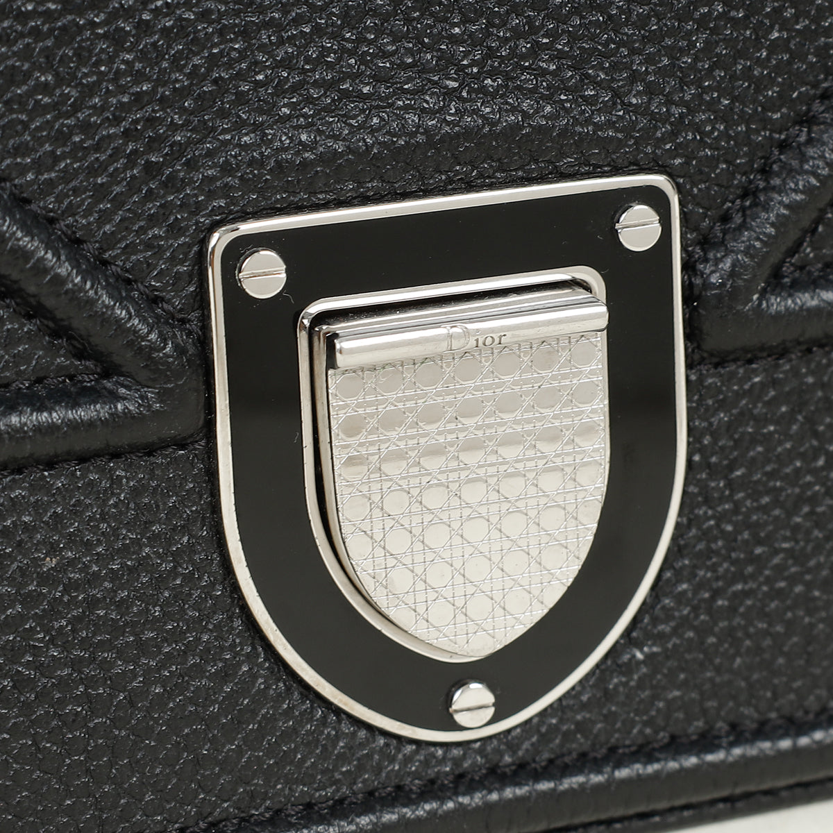 Christian Dior Black Diorama Medium Shoulder Bag