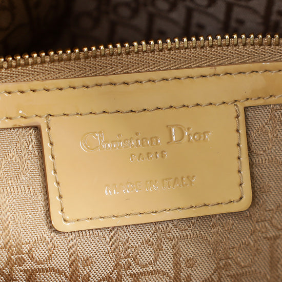 Christian Dior Beige Lady Dior Large Bag