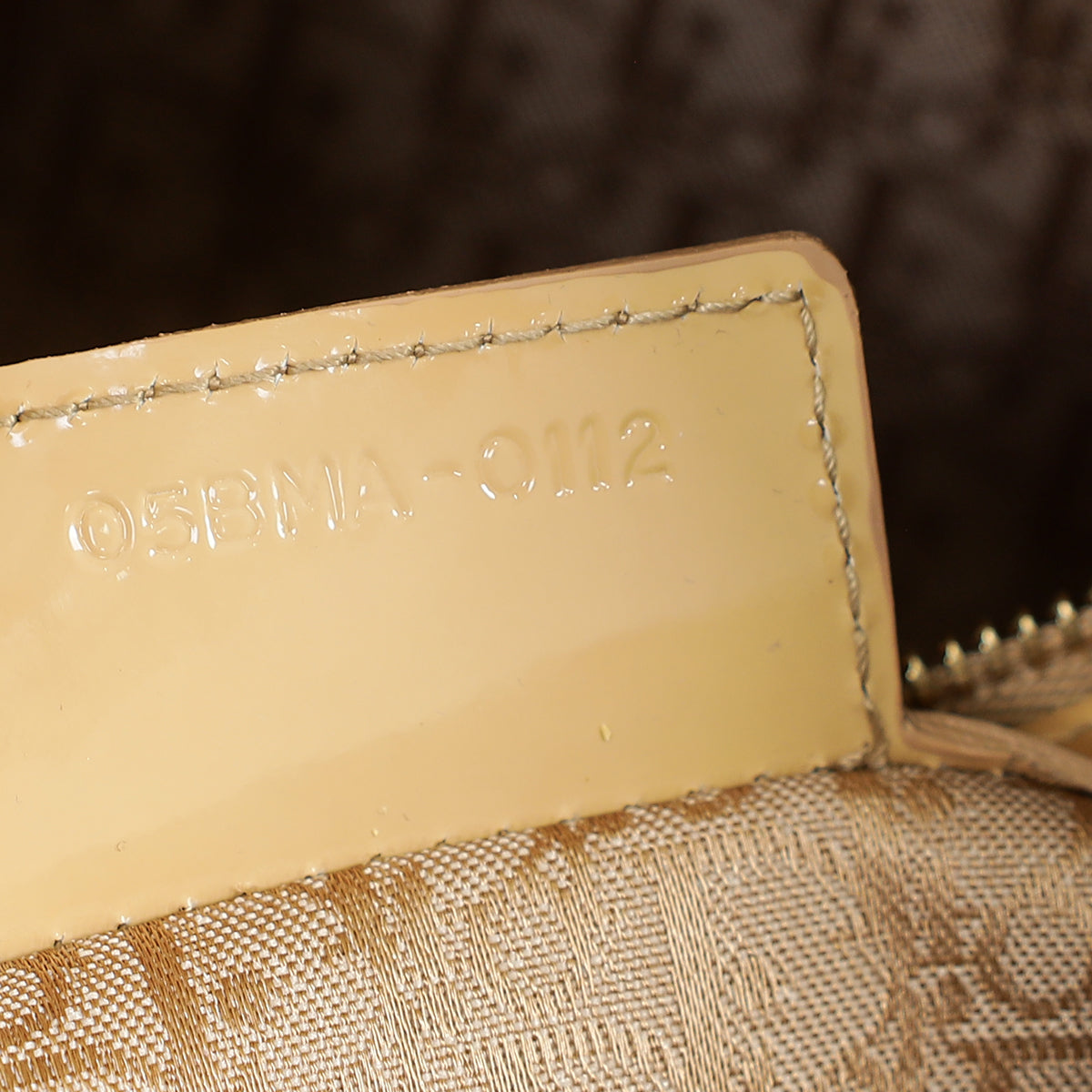 Christian Dior Beige Lady Dior Large Bag