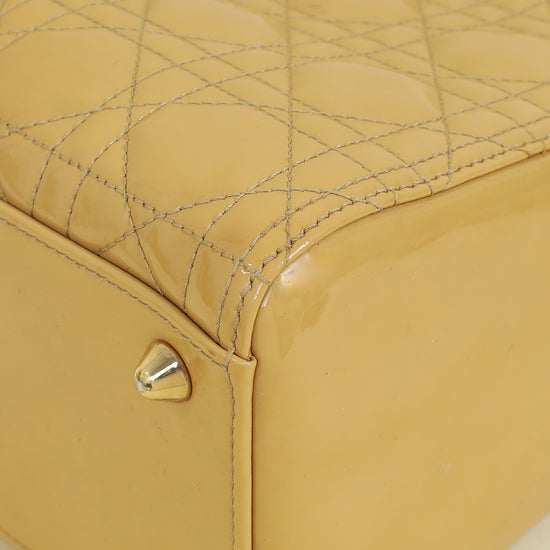 Christian Dior Beige Lady Dior Large Bag