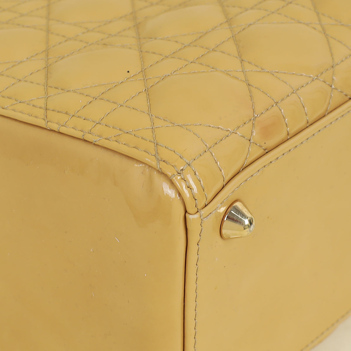 Christian Dior Beige Lady Dior Large Bag