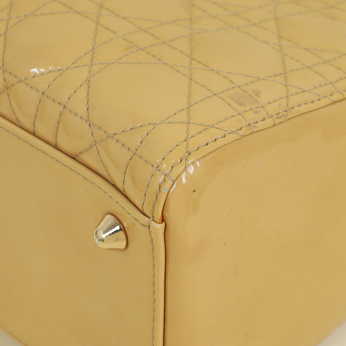 Christian Dior Beige Lady Dior Large Bag